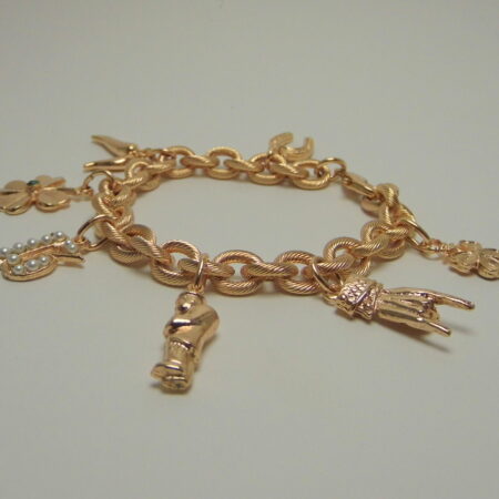 Bracciale con ciondoli - charms scaramantico