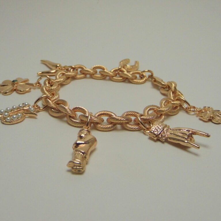 Bracelet with charms - scaramantic charms
