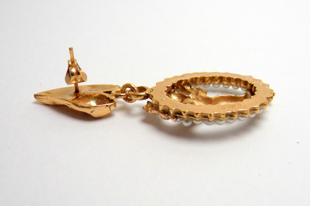 A Flight in Time: Victorian Style Angel Earrings