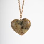 Collana Lunga Cuore Onyx | Gioiello Artigianale Boho Chic