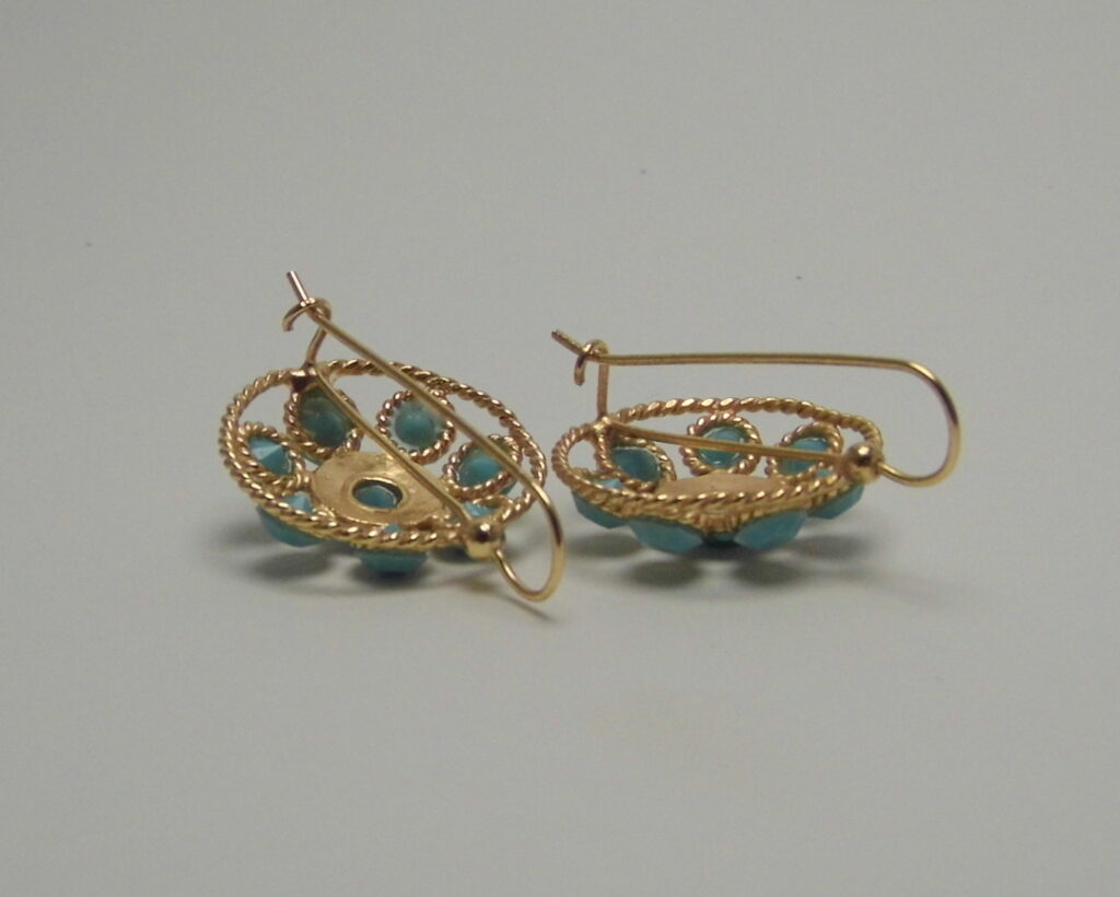 Turquoise dangle earrings