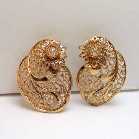 Cashemire flower earrings