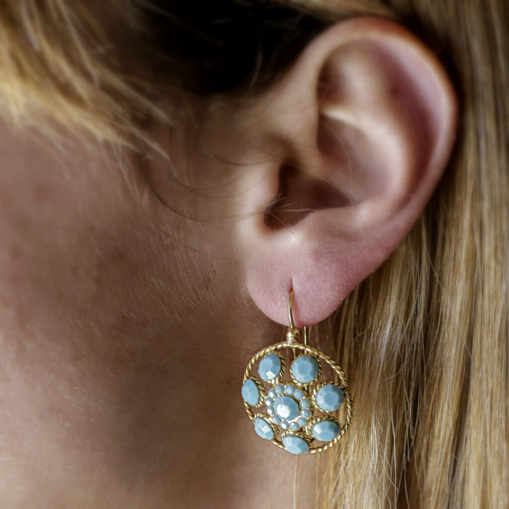 Turquoise dangle earrings