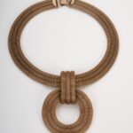 Express Your Style: Versatile and Impactful Golden "Africa" Necklace