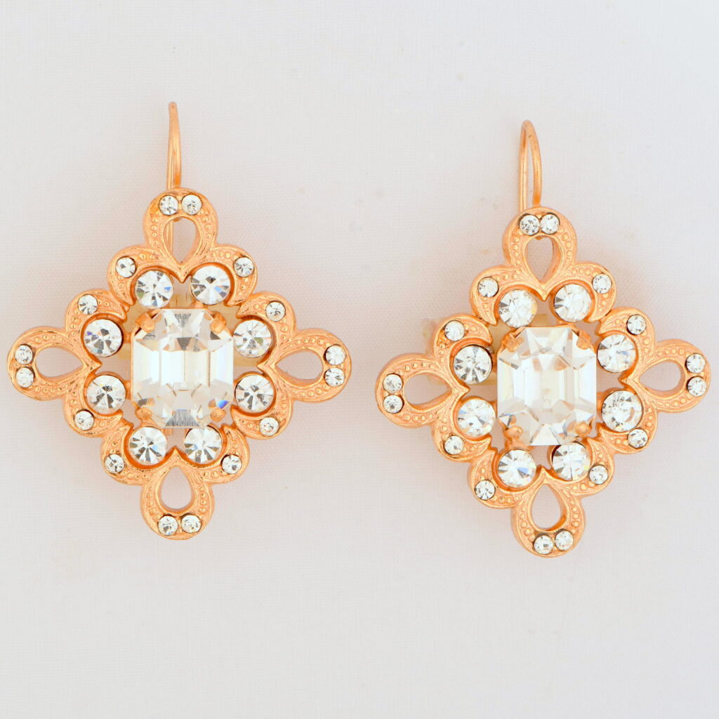 Crystal glitter earrings