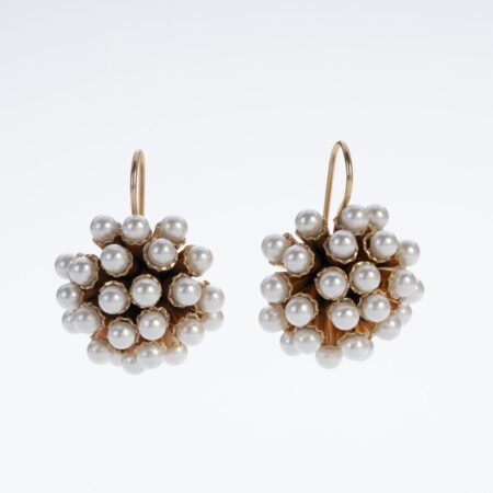 Orecchini Perle Imitazione Dorati - Eleganza Retrò