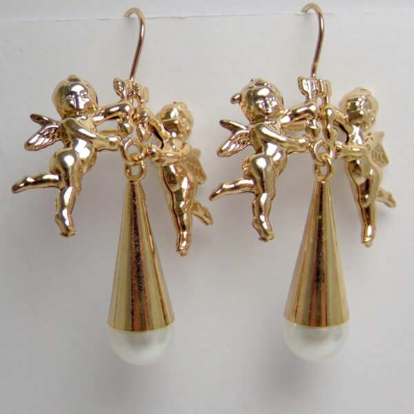 Angels earrings with drop