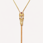 Saliscendi Scultoreo "Nobile Destriero" – Dorato Oro 14K e Meccanica d’Arte