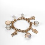Bracciale Charms "Demirouge" con Sigillo e Angeli - Eleganza Senza Tempo