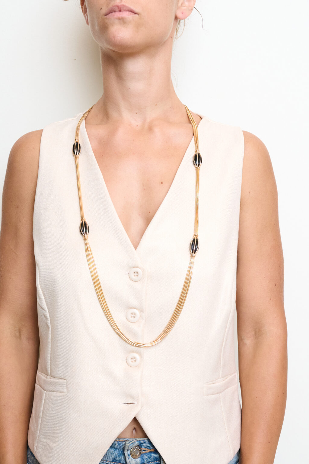 Collana lunga elegante Milonga