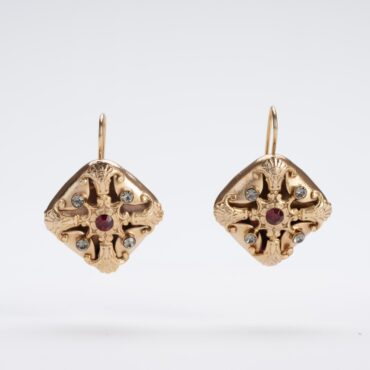 Wear history: Maltese cross earrings, a legacy of style
