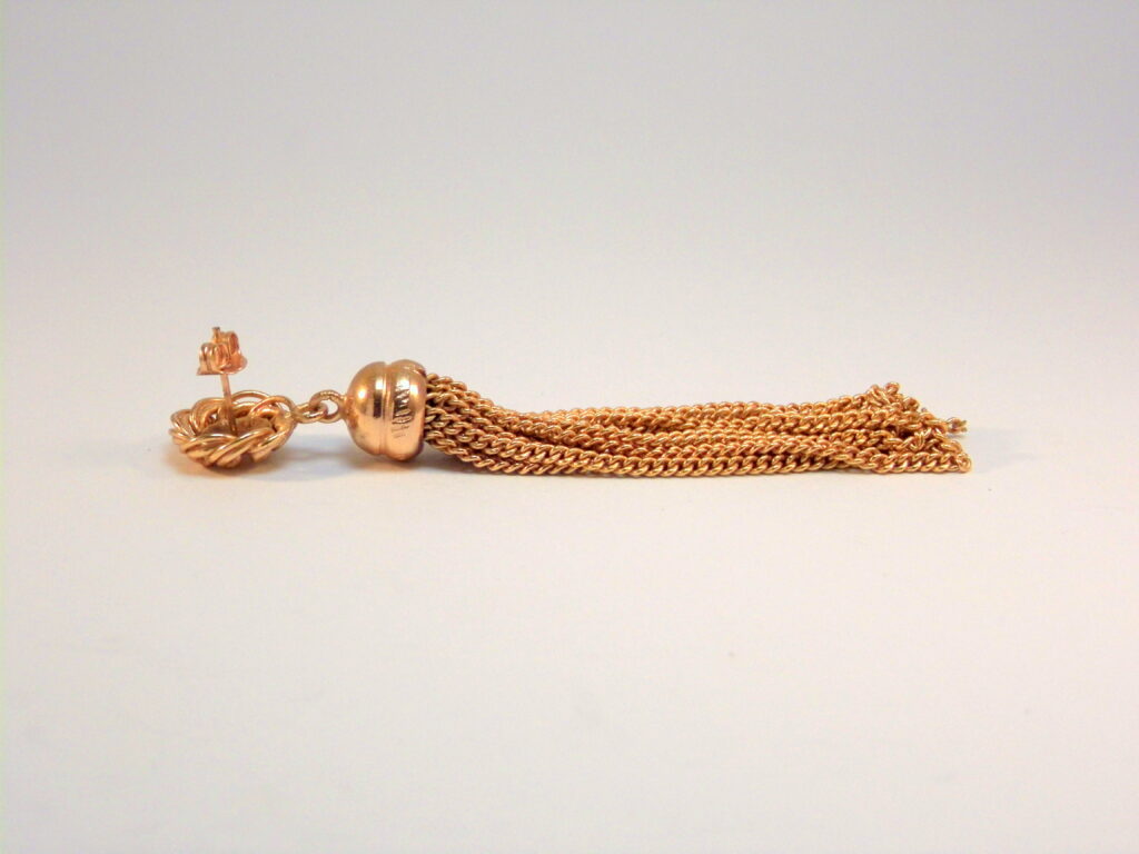 Scenographic “Thousand-strand” Earrings with Fringe | Luxury Handcrafted 14K Gold Gilt