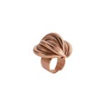 Anello Noce Eterna - Gioiello Statement Dorato 14K Artigianale