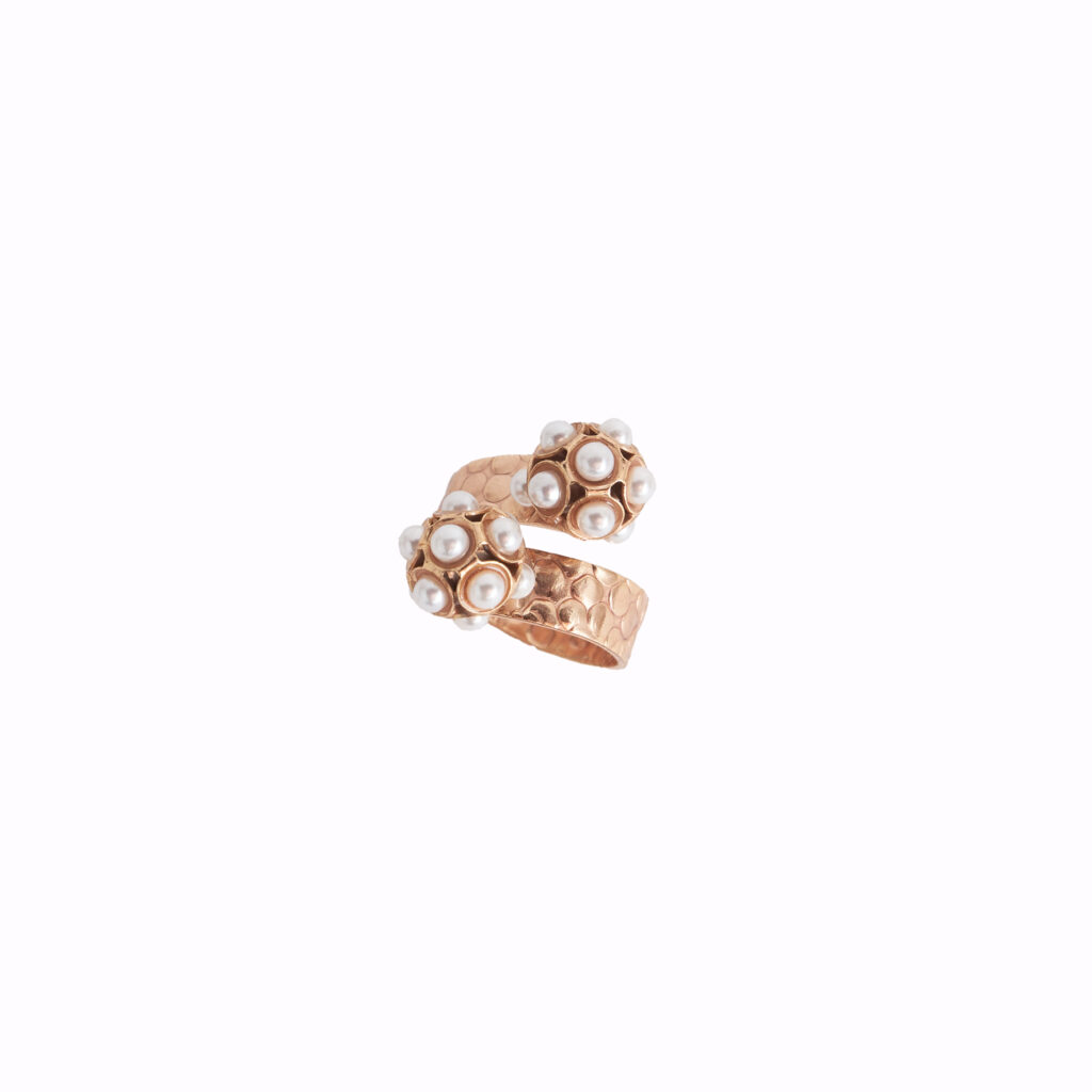 Vintage Pearls Ring | 1920s Style Adjustable
