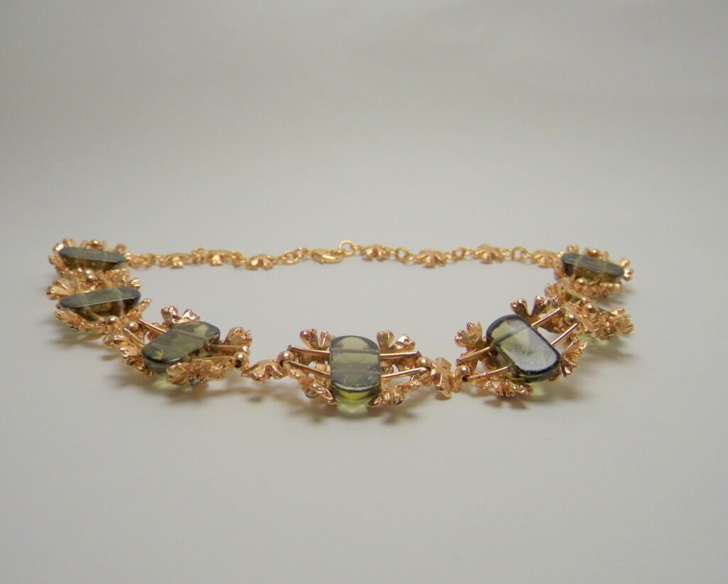 Collana "Non ti scordar di me": Gioiello Artigianale Fiorentino Stile Vittoriano