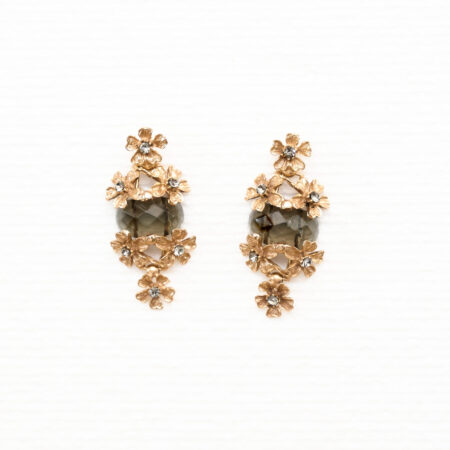 “Forget-me-not” earrings: Florentine Artisan Jewel Victorian Style