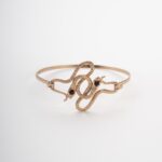 Antique Victorian-Style Double Snake Rigid Bracelet