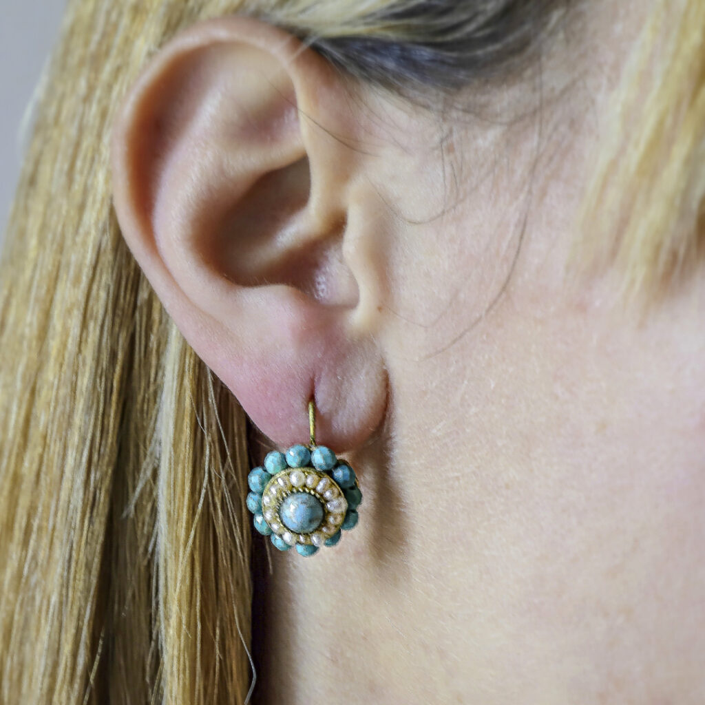 Earrings: royalty in ancient style