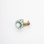 Freshwater pearl and aulite ring: historic elegance