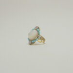 "Bourbon Liberty" Elegance: Italian Handcrafted Ring