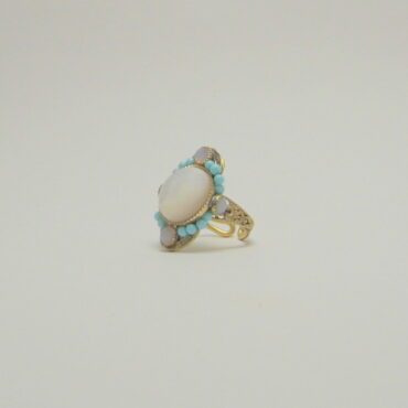 "Bourbon Liberty" Elegance: Italian Handcrafted Ring