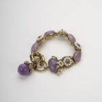 Bracciale Agata Lilla, Perle Fiume e Filigrana - Eleganza d'Epoca