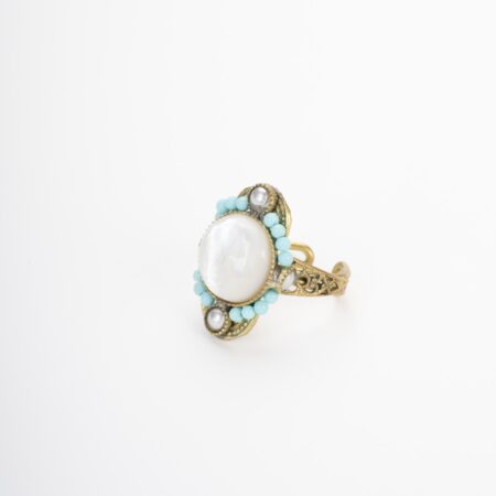 "Bourbon Liberty" Elegance: Italian Handcrafted Ring