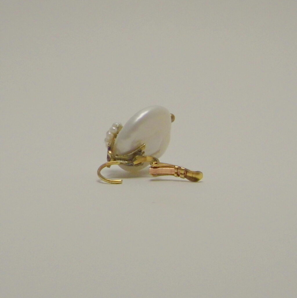 Handcrafted “Pearl Nymph” Earrings | Nineteenth Century Style with Shell & Pearls
