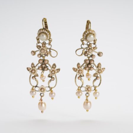 Echoes of Norma: Bourbon Romantic Earrings