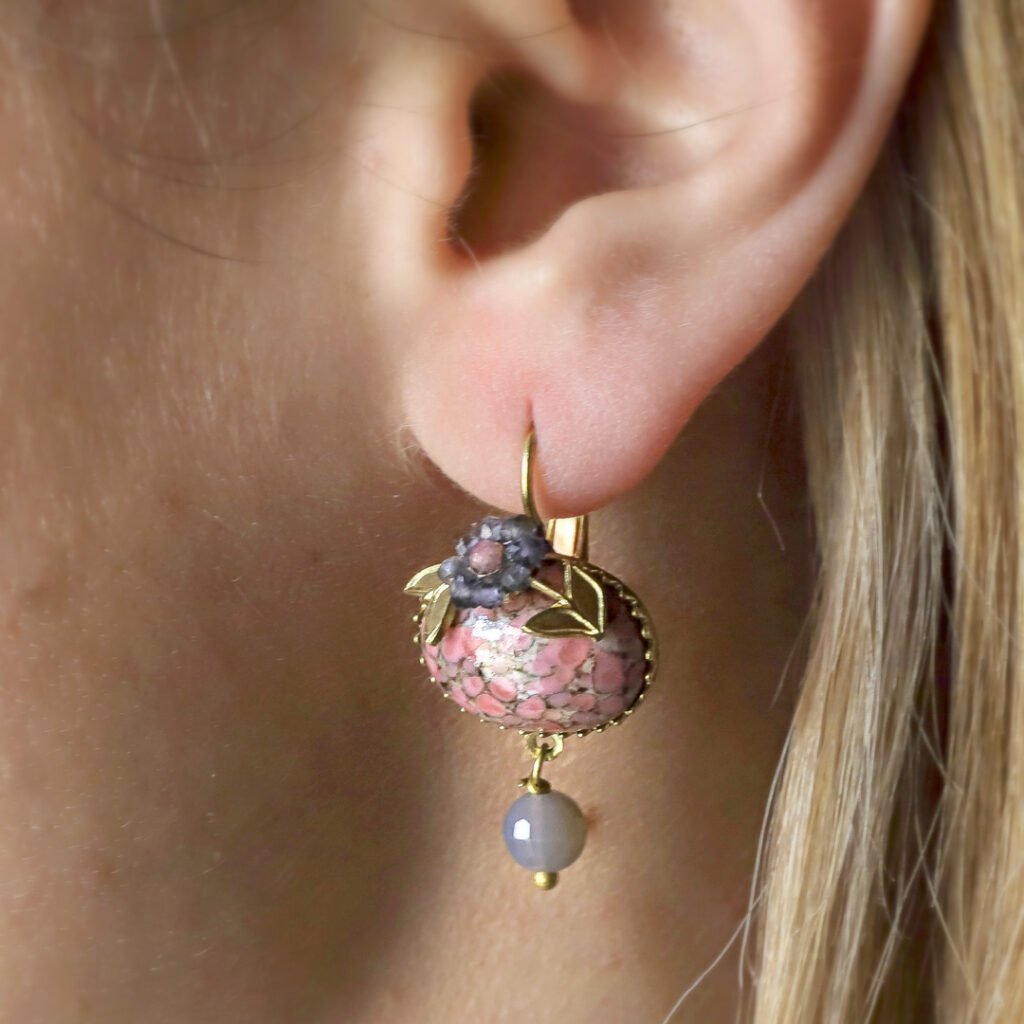 Orecchini stile Art Nouveau | Fatto a Mano in Ottone