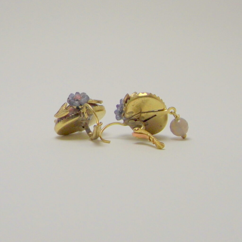 Orecchini stile Art Nouveau | Fatto a Mano in Ottone
