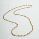 Small Circles Antiqued Chain: Your Matinee Necklace Made in Italy