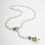 Classic Scaramazze Pearls Long Necklace | Handcrafted Jewel Made in Italy | Timeless Elegance Adjustable