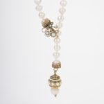 Collana Lunga Perle di Fiume Classica | Gioiello Artigianale Made in Italy | Eleganza Senza Tempo Regolabile