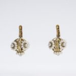 Art Nouveau Earrings in Filigree and Pearls: Belle Époque Romanticism