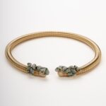 Collana Torque "Serpente Reale" – Sfilata Milano 2025