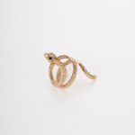 Talismano di forza: Anello serpente in stile vintage