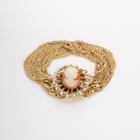Bracciale Romantico con Cammeo e Catene