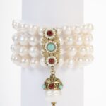 Bracciale Borbonico "Manchette" – L'Eleganza delle Corti a 4 Fili